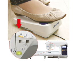 Juki DX, F en TL serie voetpedaal met knipfunctie