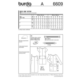 6609 Burda Naaipatroon | Jurk in Variaties