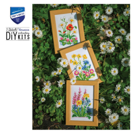 Veldbloemen | Miniatuur set Telpakket | Vervaco