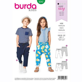 9342 Burda Naaipatroon | Broek in variatie