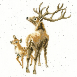 Wild At Heart Aida Wrendale Designs by Hannah Dale Bothy Threads Embroidery Kit