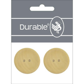30mm blanco houten knopen - Durable