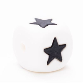Star 12mm Silicone Bead