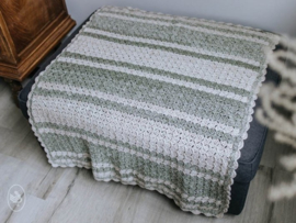 Cosy Stripes Deken Gehaakt Durable Cosy Fine Faded