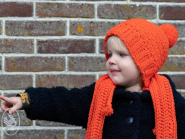 Slouchy Hat & Scarf Crochet Durable Cosy