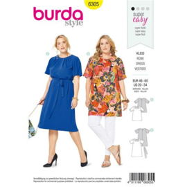 6305 Burda naaipatroon - Jurk in variatie
