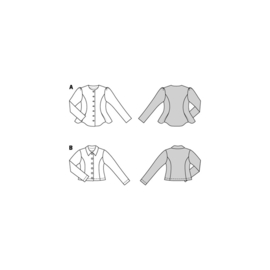 5667 Burda naaipatroon - Jasje in variatie