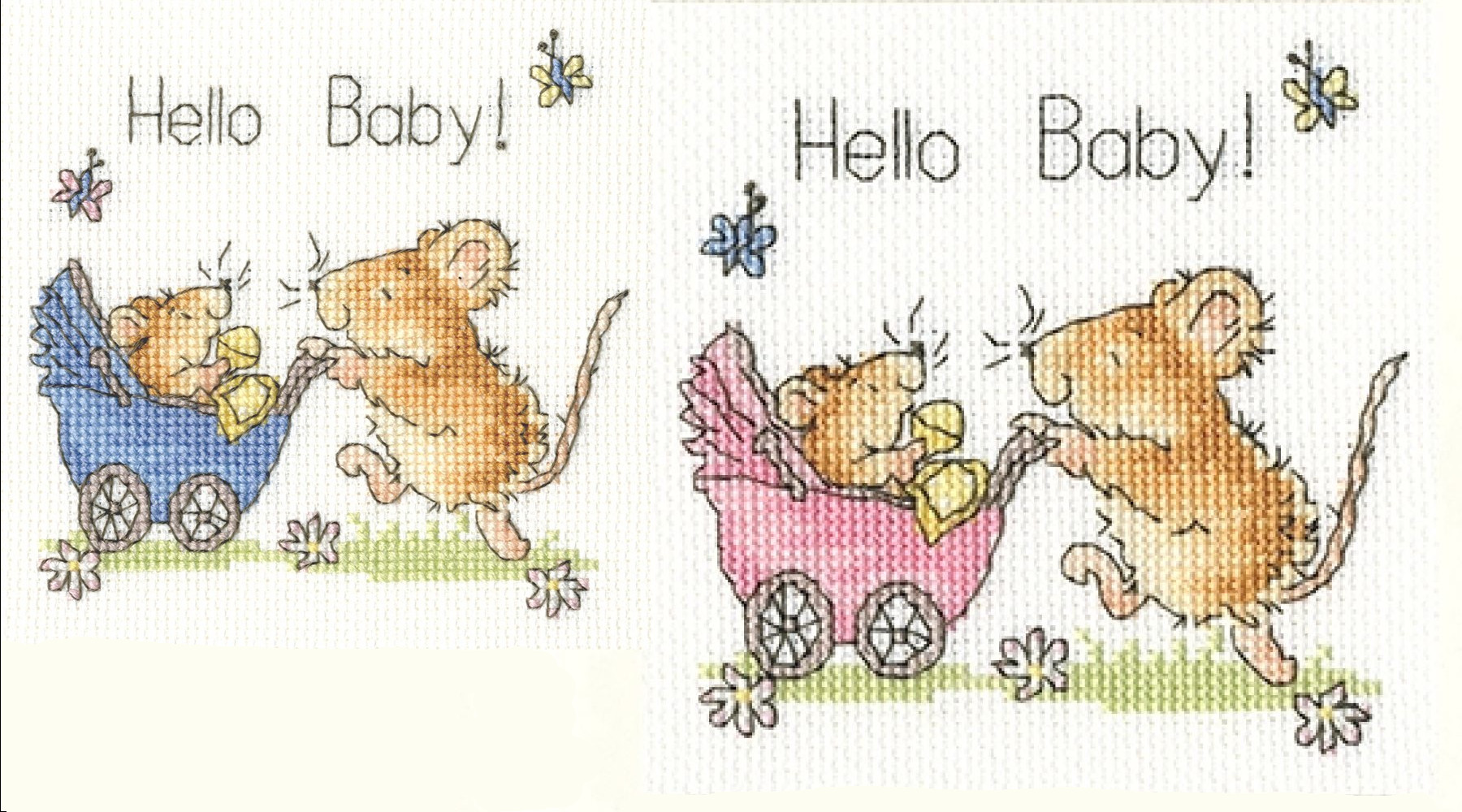 Hello Baby! aida Bothy Threads telpakket