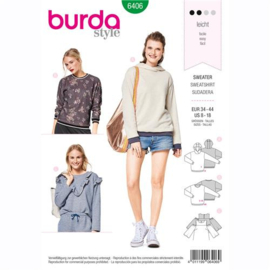 6406 Burda Naaipatroon | Sweater in variaties