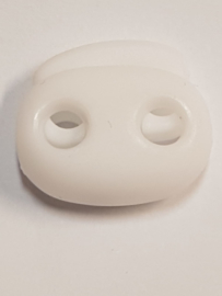 White Cord Stopper 21mm/0.8"