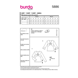 5886 Burda Naaipatroon | shirt in variatie