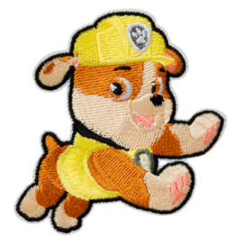 Rubble Paw Patrol Applique Patch Mono Quick