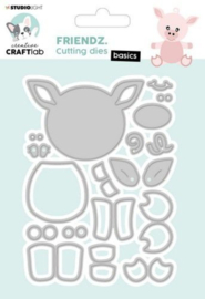 Festive Piggy | Friendz cutting dies | Basic | Studio Light