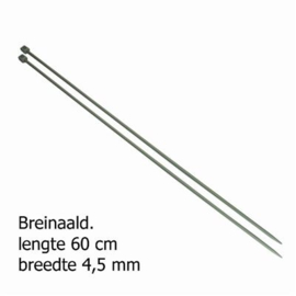 4,5mm 60cm Breinaald pony