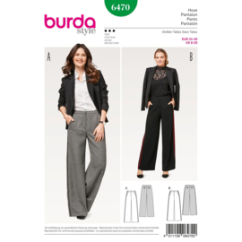 6470 Burda Naaipatroon  | Broek in variaties