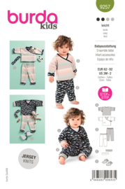 9257 Burda Naaipatroon | Baby complete outfit