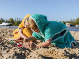 Swimming and Beach Poncho Crochet Durable Teddy