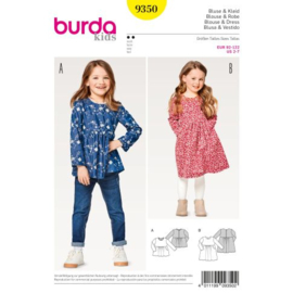 9350 Burda Naaipatroon | Blouse & jurk