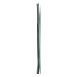 1,5mm x 40cm bloemsteel groen gecoat staal