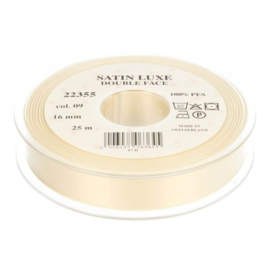 09 16mm/0.6" Lint Satin Luxe Double face p.m. / 3.3 feet