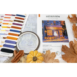 Pumkin lane aida telpakket - Leti Stitch