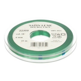 18 6mm/¼" Lint Satin Luxe Double face p.m. / per 3.3 feet
