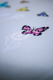 Butterfly Dance Tablecloth Vervaco