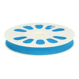277 blauw  Gevouwen Biasband 20mm p.m. Oaki Doki