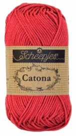 258 Scheepjes Catona 25 Rosewood 