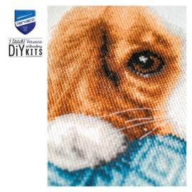 Hondje aida - Vervaco telpakket