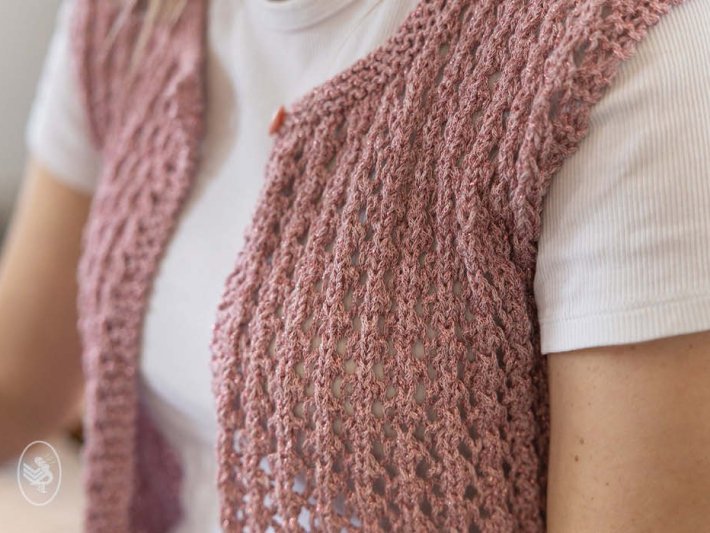 Gilet Glam - gebreid - Durable Glam