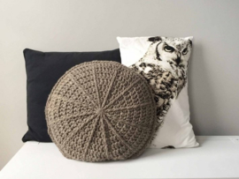 Chunky Rond Kussen Gehaakt Durable Chunky