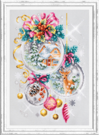 A Christmas Fairy Tale Aida Magic Needle Embroidery Kit