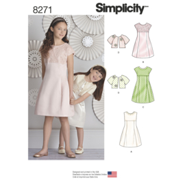 8271 K5 Simplicity Sewing Pattern 7-14 years