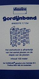 7,7cm naaibaar gordijnbandvlieseline - Vlieseline