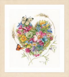 A Heart of Flowers Linen Lanarte