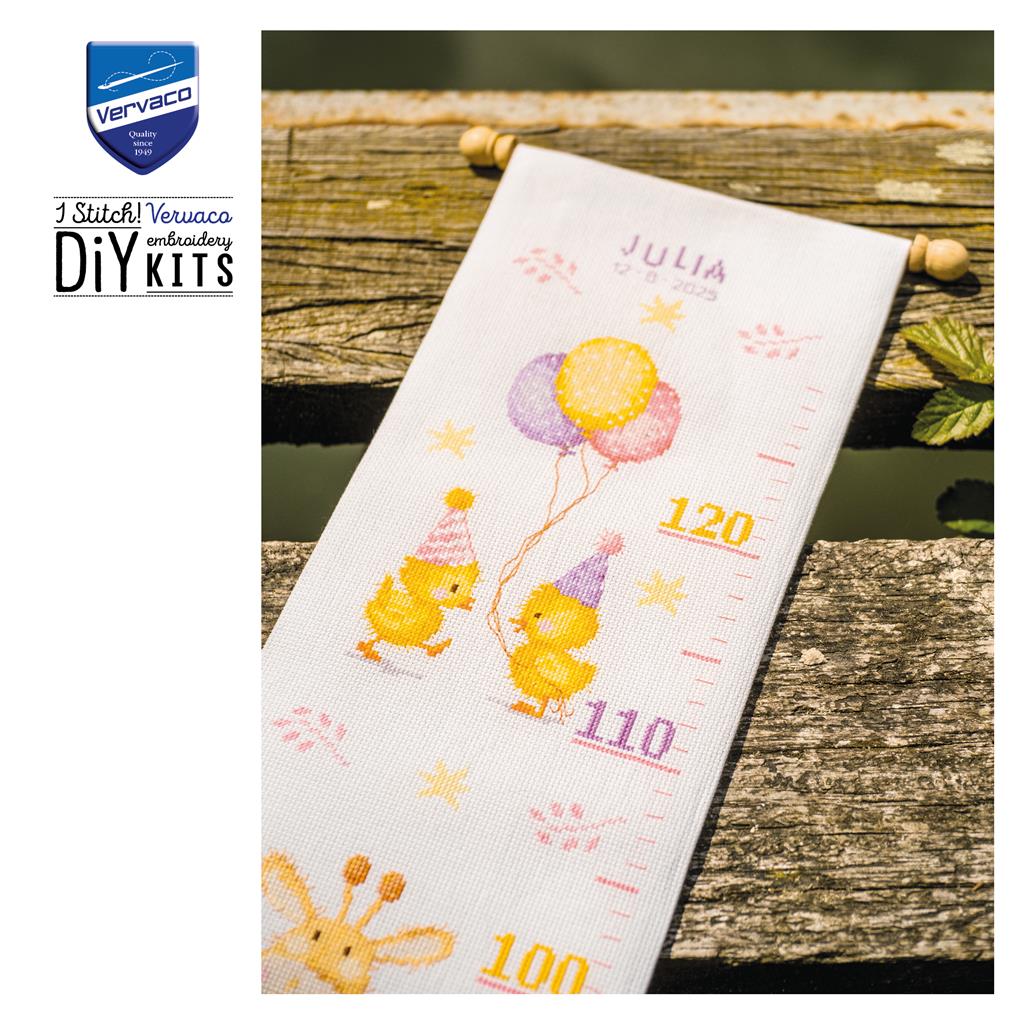 Dierenfeestje - aida groeimeter - Vervaco
