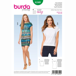 6540 Burda Naaipatroon | Jurk en top