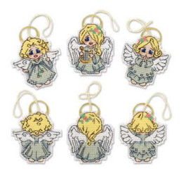 Decoration little angels - plastic stramien - Riolis telpakket