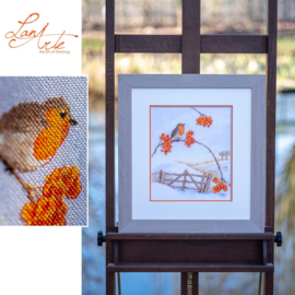 Winterlandschap - evenweave - Marjolein Bastin Lanarte telpakket