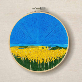 Sunflower fields | Voorbedrukt | DMC