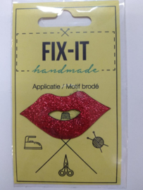 Lip Glitter Fix-it Applique Patch