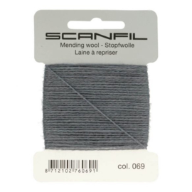 69 Middle Grey Mending Wool Scanfil