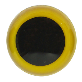 8mm/0.3" Yellow Safety Eyes, 1 Pair