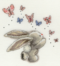 Butterflies Aida Bebunni Bothy Threads Embroidery Kit