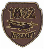 64v9 Brown Aircraft ReStyle Applique Patch 