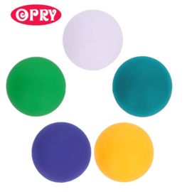 Ast 4 blauw, groen, geel, lila - 12mm siliconen kralen - Opry