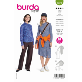 5879 Burda Naaipatroon | jurk en blouse