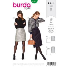 6181 Burda Naaipatroon | Rok in variatie