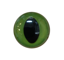 18mm/0.7" Green Cat Safety Eyes, 1 Pair
